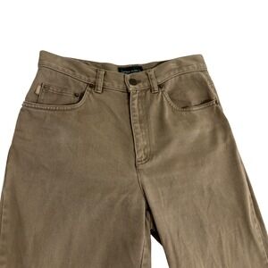 Lauren Jeans Co Ralph Lauren Jeans Womens 8P Tan High Rise Straight Leg Cotton